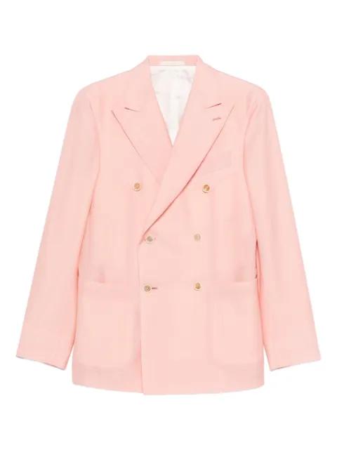 Aida double-breasted pocket blazer by CARUSO