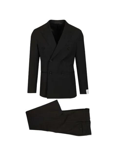 Aida double-breasted suit by CARUSO