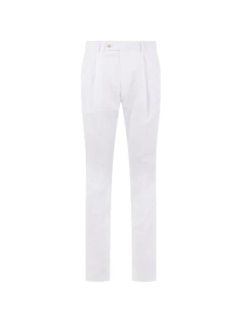 buttoned straight-leg trousers by CARUSO
