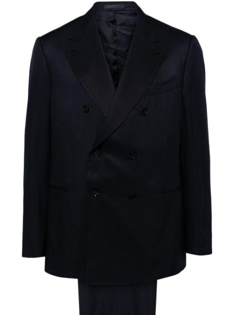 double breasted suit set by CARUSO