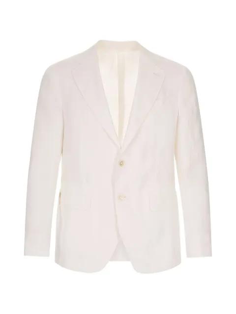 notch-lapel single-breasted blazer by CARUSO