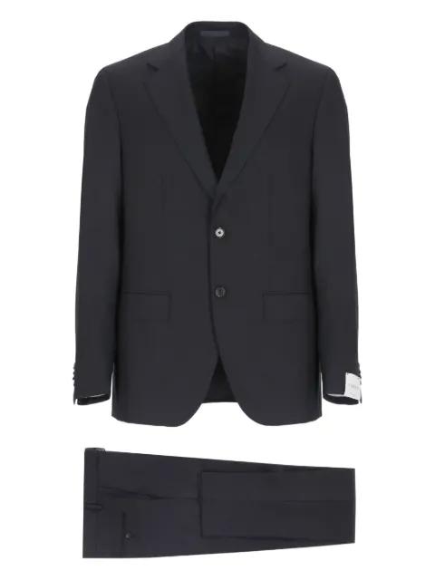 notched-lapel single-breasted suit by CARUSO