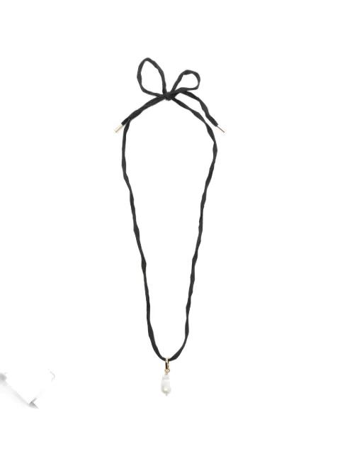 Talisma pearl tie necklace by CARVEN