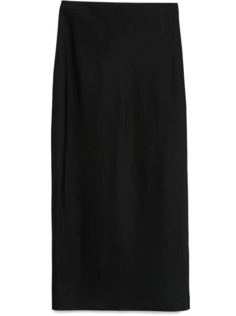 bias-cut maxi skirt by CARVEN