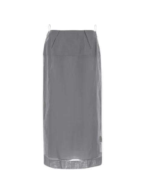 cotton midi skirt by CARVEN