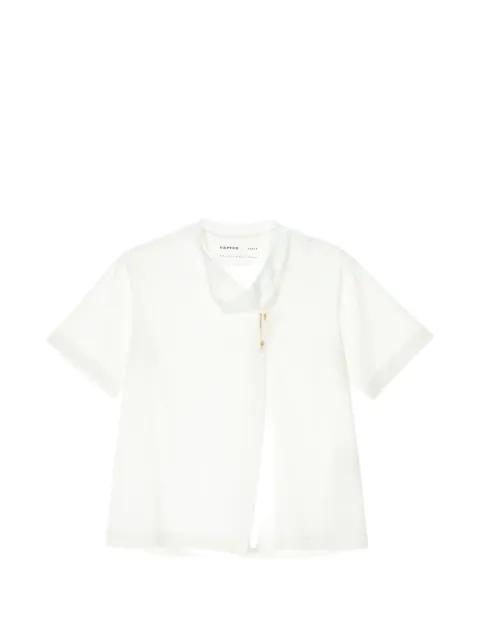 kilt-pin T-shirt by CARVEN
