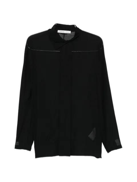 pearl-appliqué shirt by CARVEN