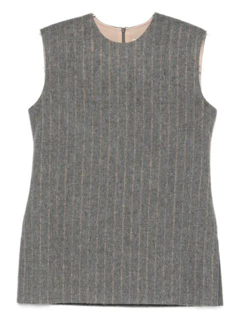 pinstripe vest by CARVEN