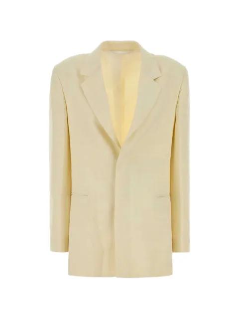 single-breasted notched-lapel blazer by CARVEN