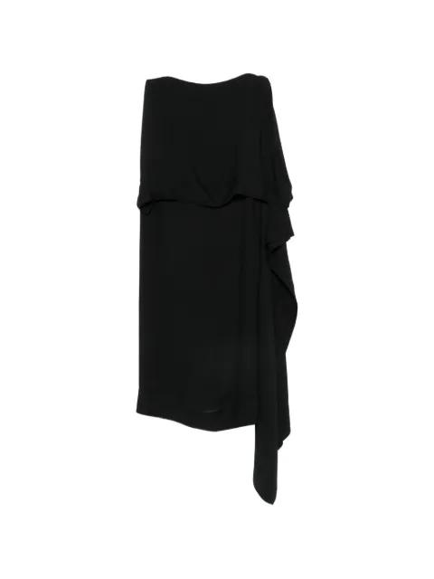 strapless asymmetric midi dress by CARVEN