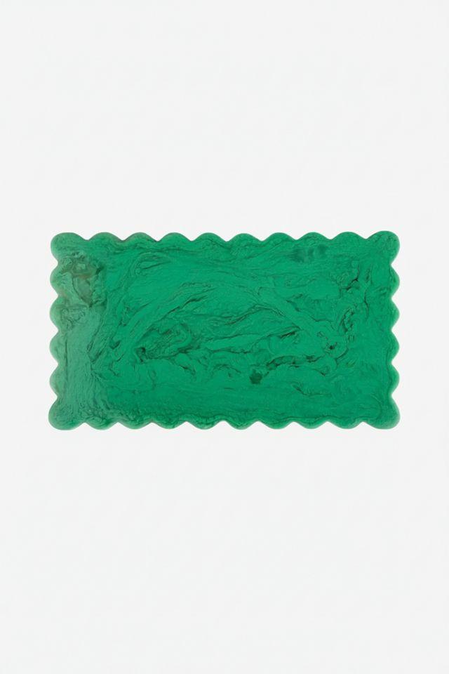 Casa Amarosa Scallop Rectangular Resin Cheese Board by CASA AMAROSA