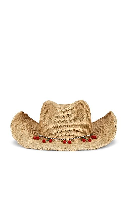 Casa Clara Amarena Cowboy Hat in Beige by CASA CLARA