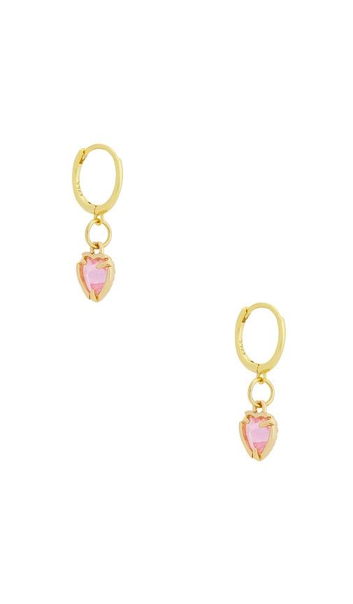 Casa Clara Deco Earrings in Rose by CASA CLARA
