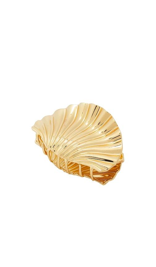 Casa Clara Isles Hair Clip in Metallic Gold by CASA CLARA