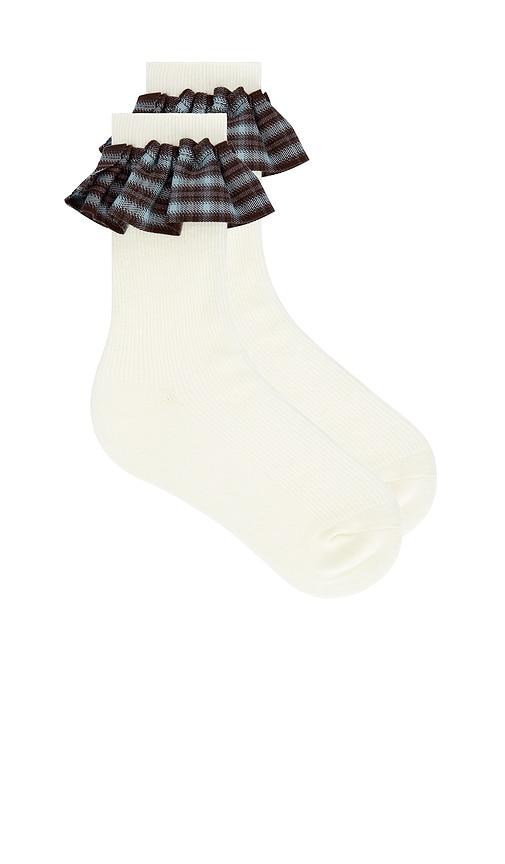 Casa Clara Johnnie Socks in Cream by CASA CLARA