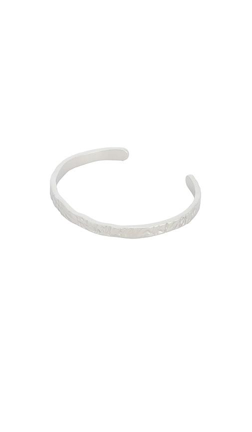 Casa Clara Kirra Cuff in Metallic Silver by CASA CLARA