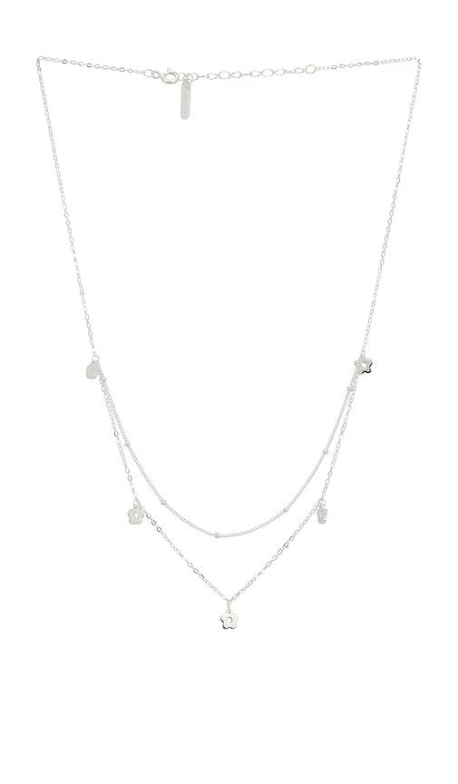 Casa Clara Lennox Necklace in Metallic Silver by CASA CLARA