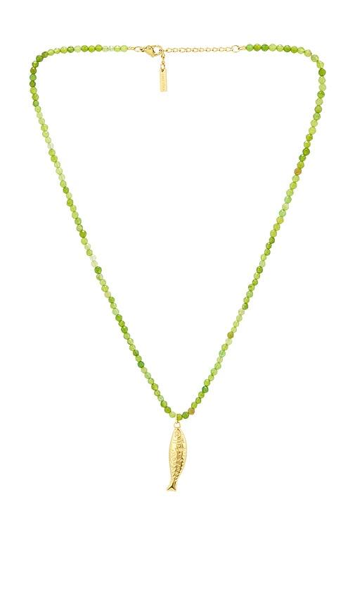 Casa Clara Lume Necklace in Green by CASA CLARA