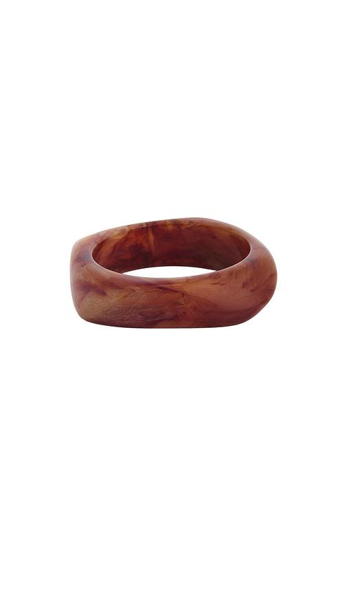 Casa Clara Luna Bangle in Brown by CASA CLARA