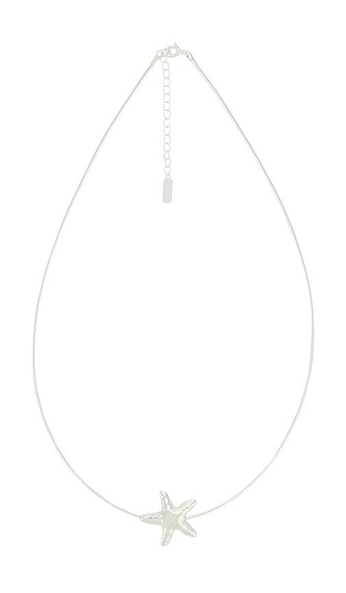 Casa Clara Maris Pendant Necklace in Metallic Silver by CASA CLARA