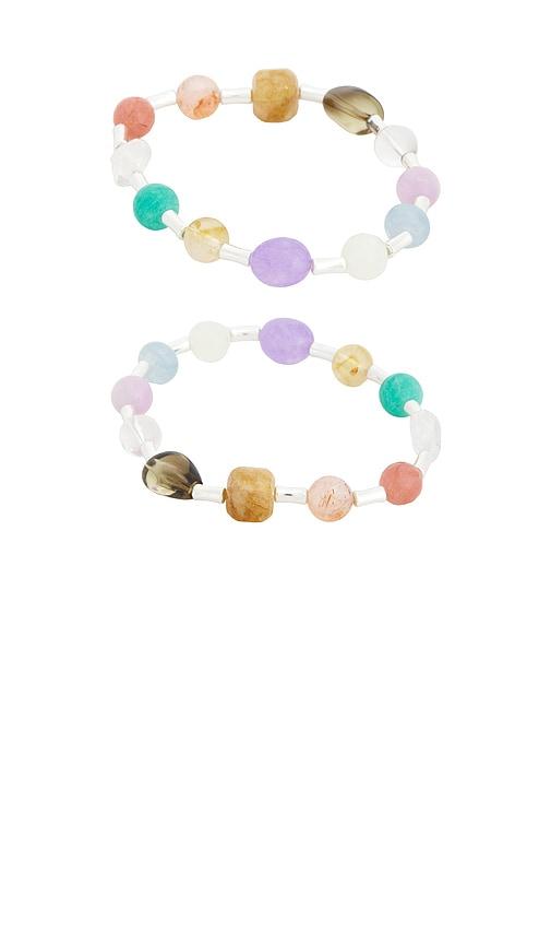 Casa Clara Martinique Bracelet Set in Teal by CASA CLARA