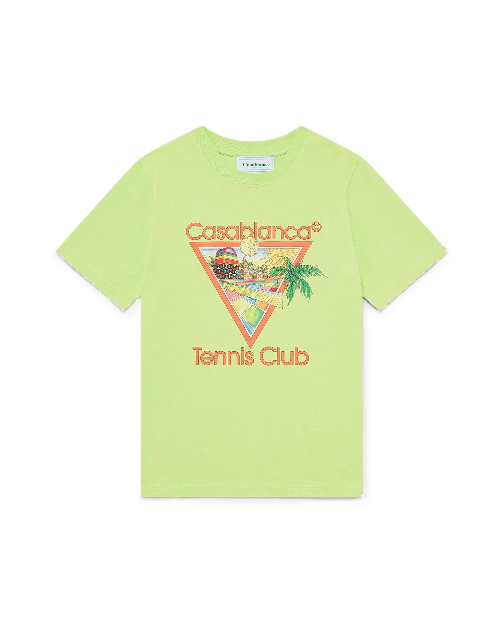 Afro Cubism Tennis Club Short Sleeve T-Shirt by CASABLANCA