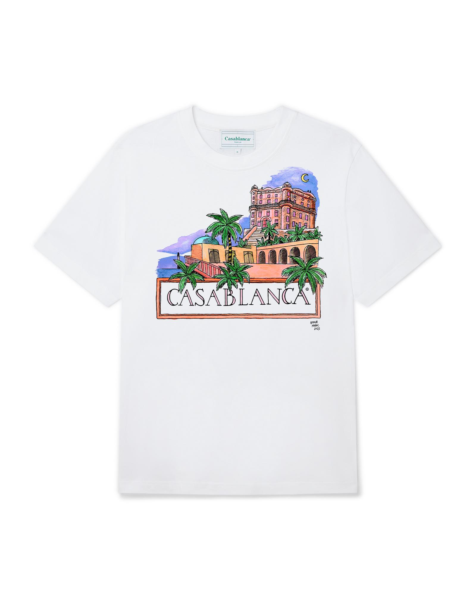 Amour Maroc Short Sleeve T-Shirt by CASABLANCA