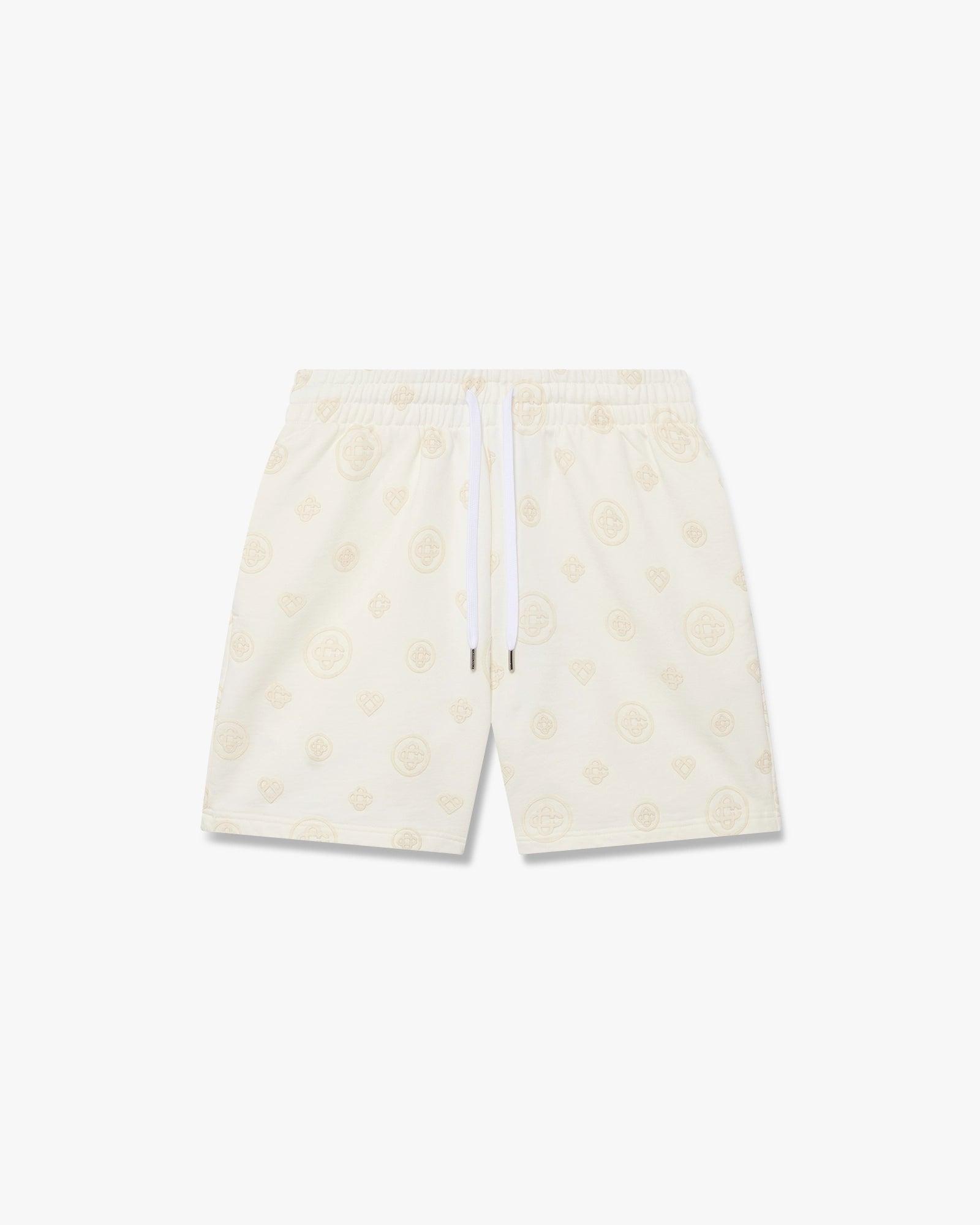 Applique Off-White Monogram Sweatshorts by CASABLANCA