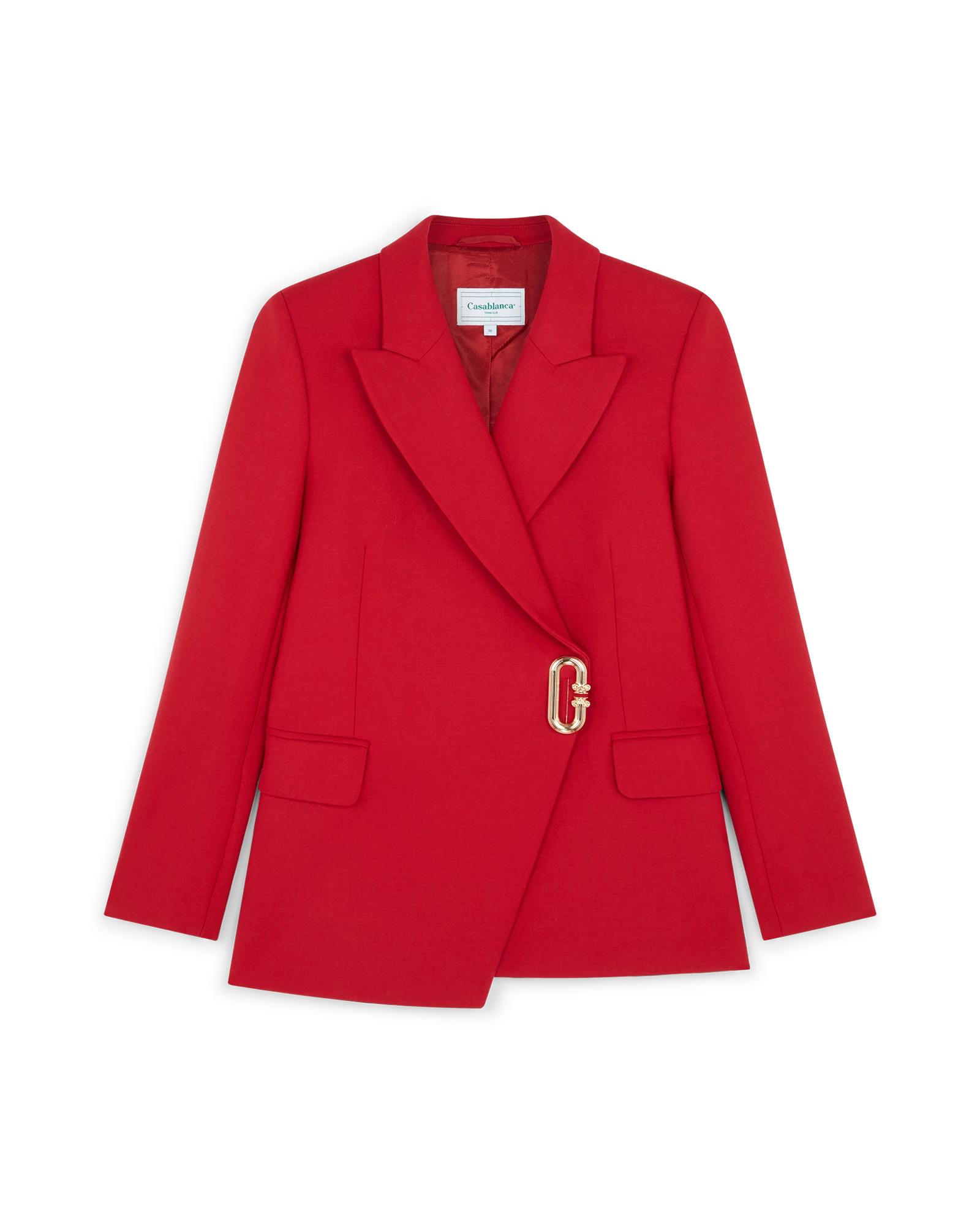 Asymmetric Double Breasted Jacket by CASABLANCA