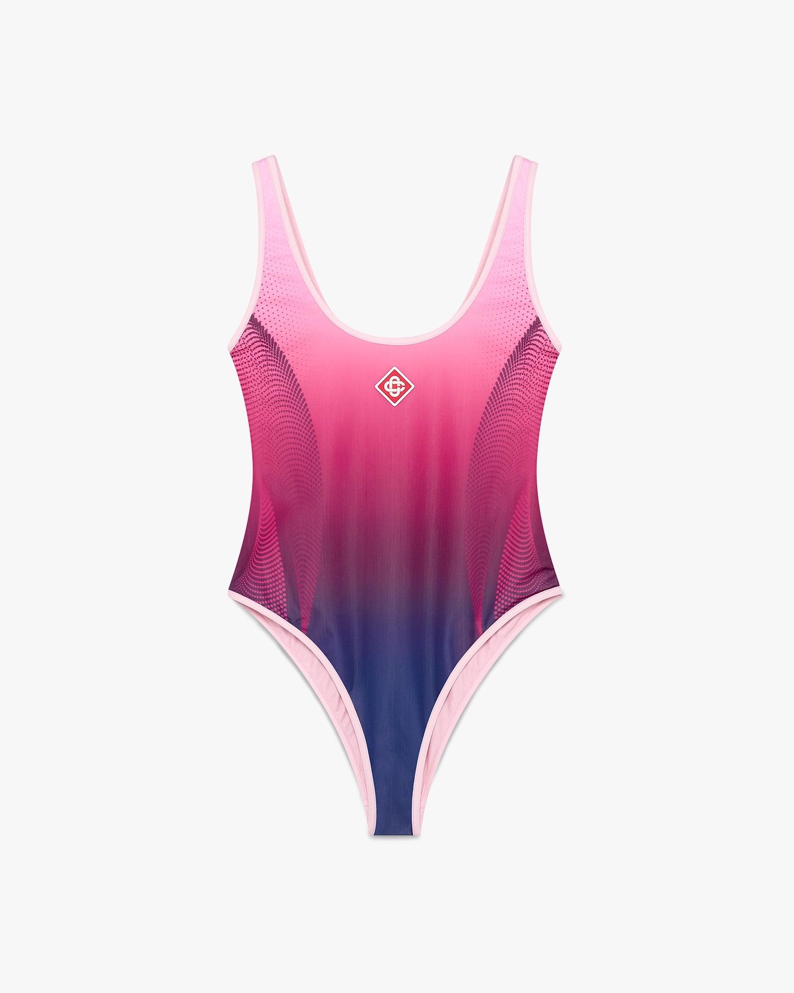 Aubergine Gradient Swimsuit by CASABLANCA