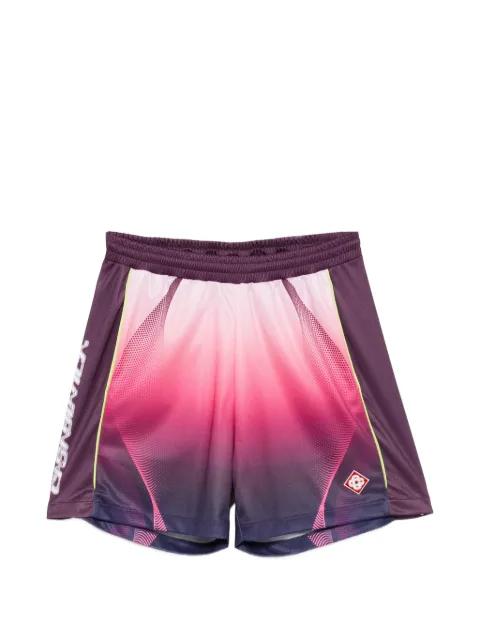 Aubergine gradient shorts by CASABLANCA