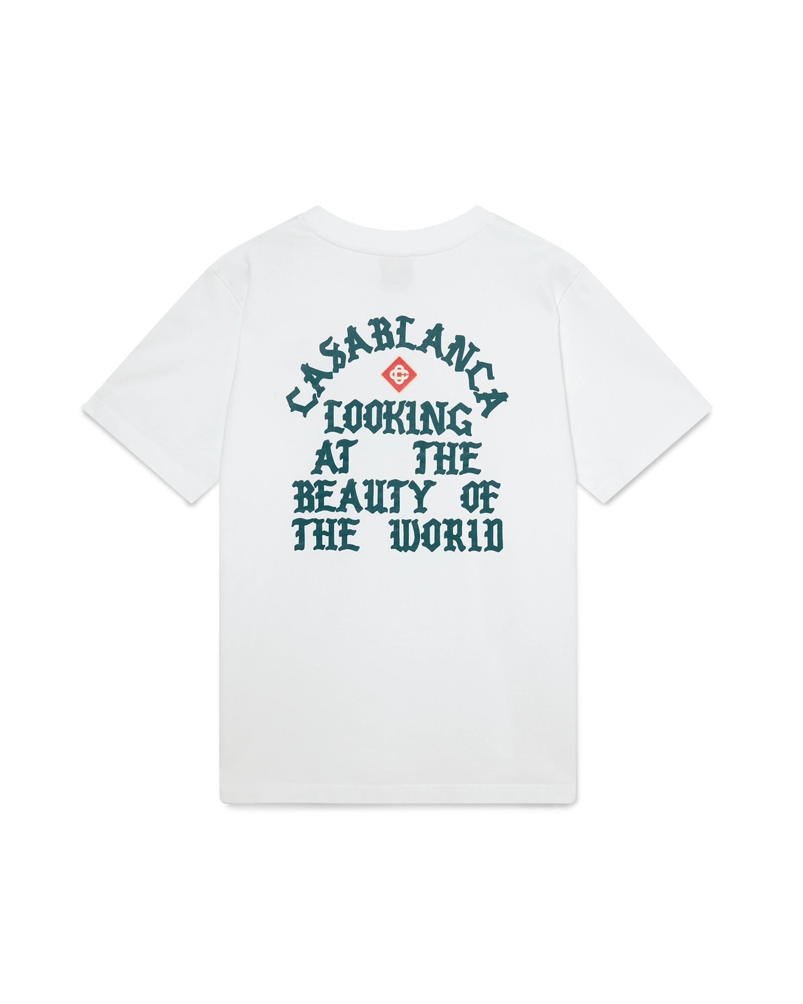 Beauty Of The World Short Sleeve T-Shirt by CASABLANCA
