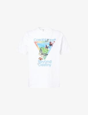 Beyond Destiny Printed Cotton T-Shirt by CASABLANCA
