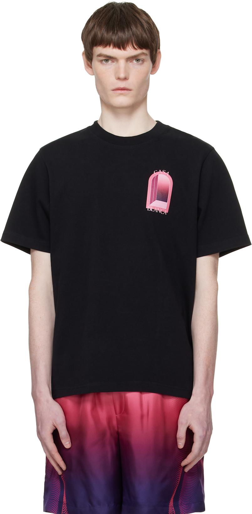 Black Arches Short Sleeve T‑Shirt by CASABLANCA