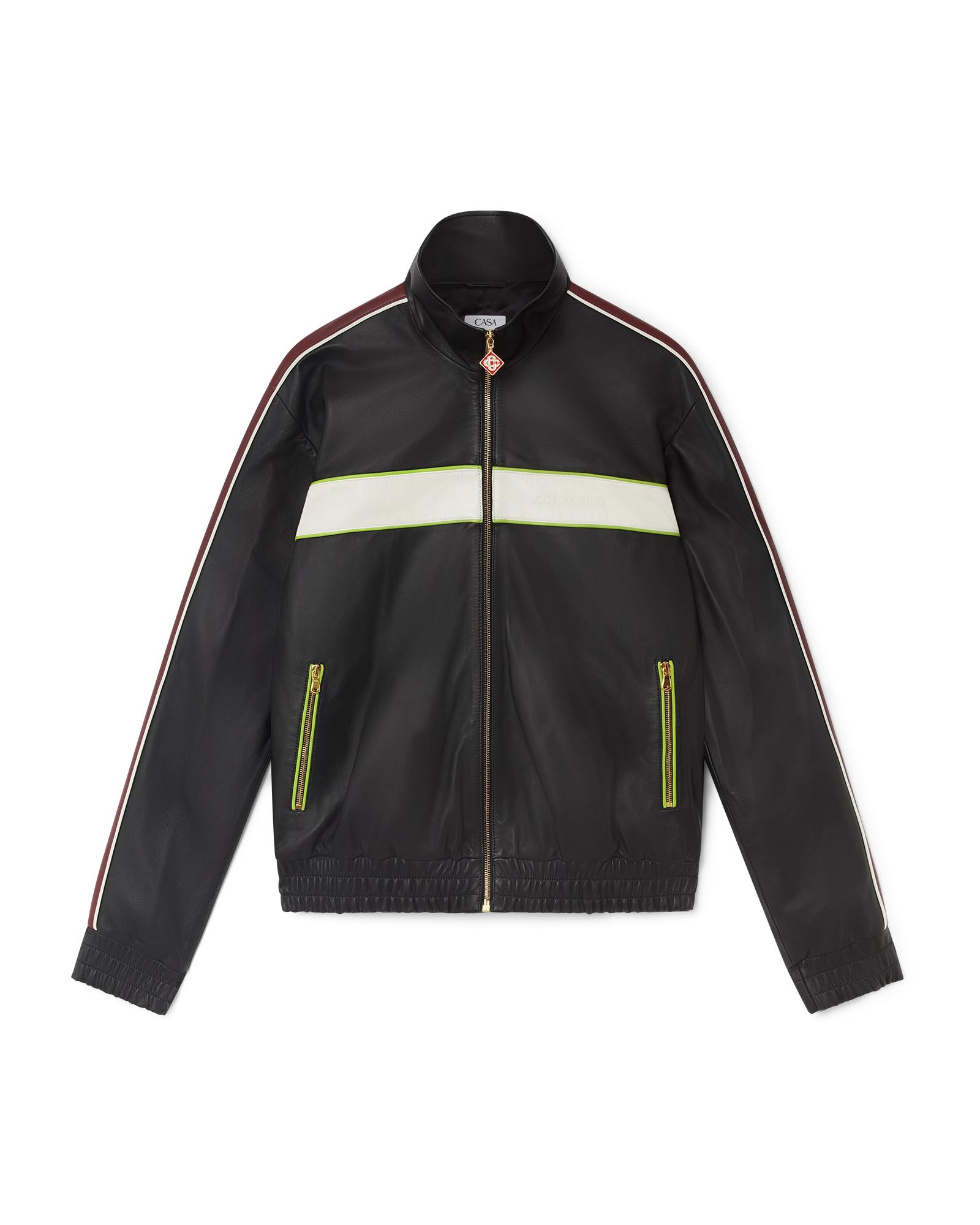 Black Leather Jacket by undefined Black Leather Jacket by undefined