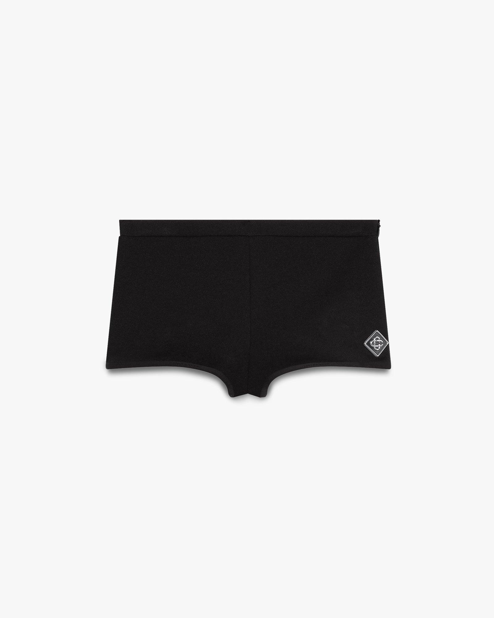 Black Rave Hot Pants by CASABLANCA