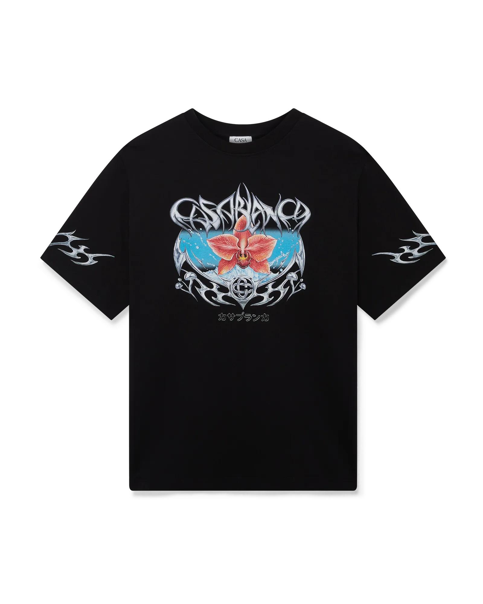 Blades Oversized Short Sleeve T-Shirt by CASABLANCA