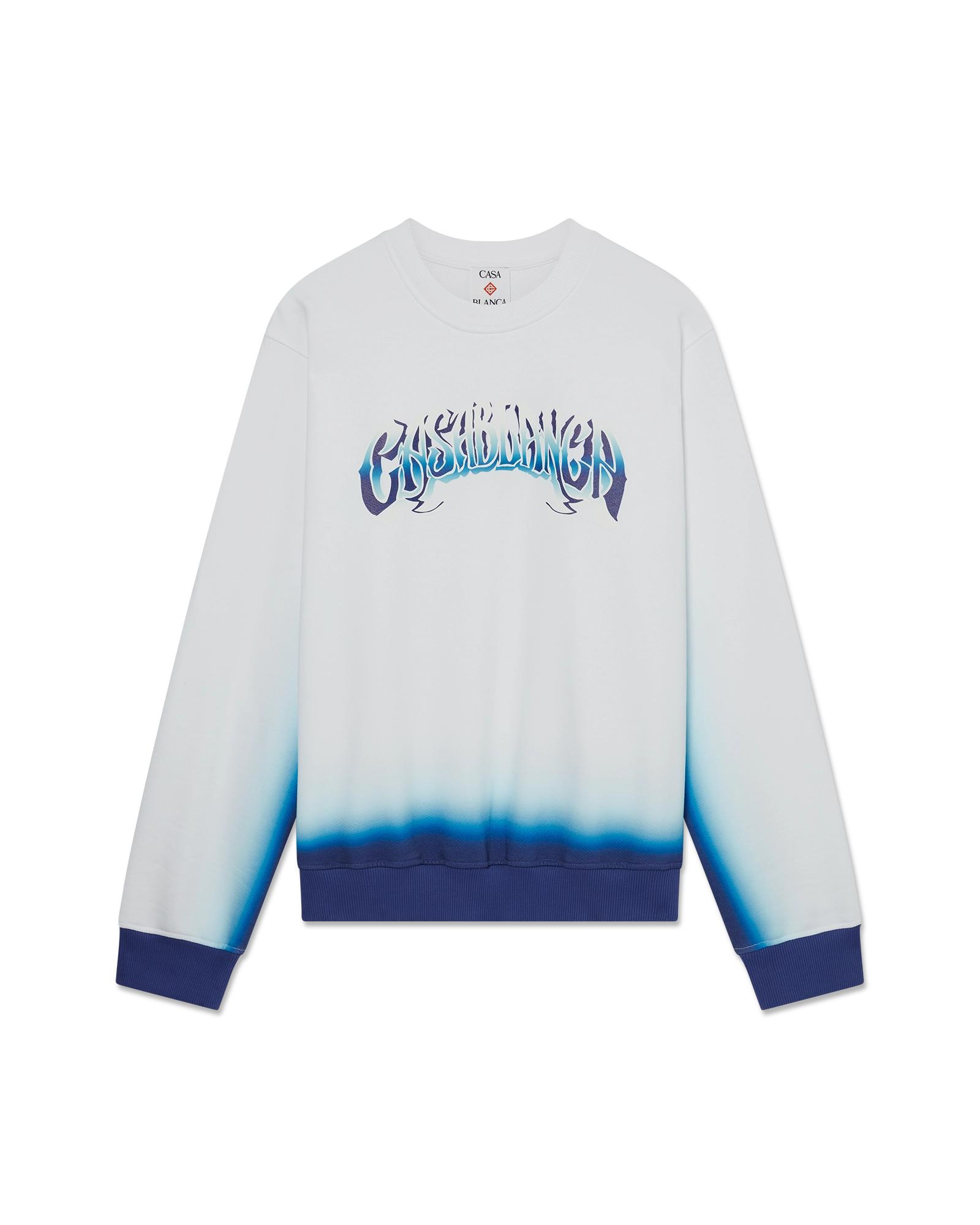 Blue Fade Sweatshirt by CASABLANCA