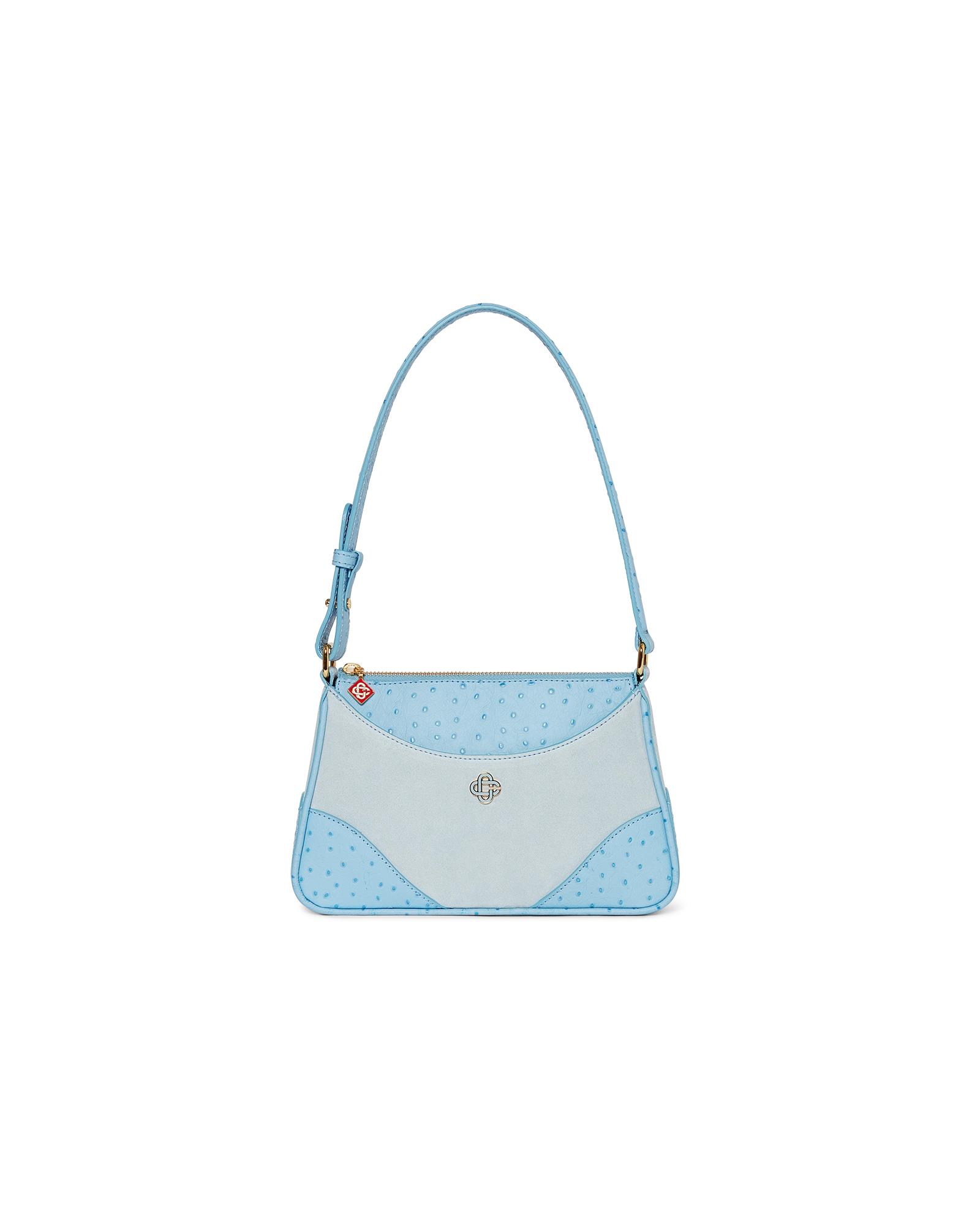 Blue Jeanne Pochette Shoulder Bag by CASABLANCA