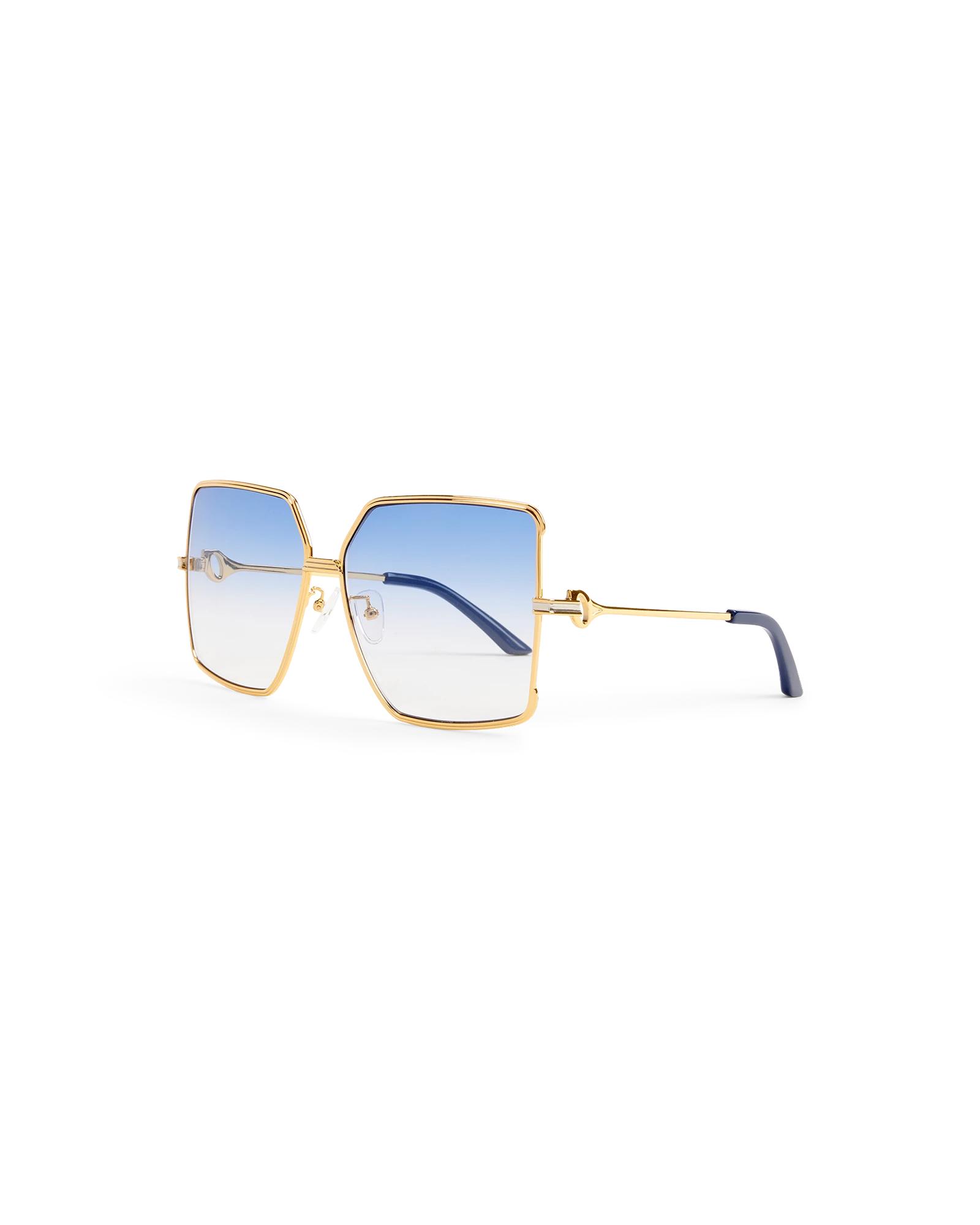 Blue &amp; Gold The Castillo Sunglasses by CASABLANCA