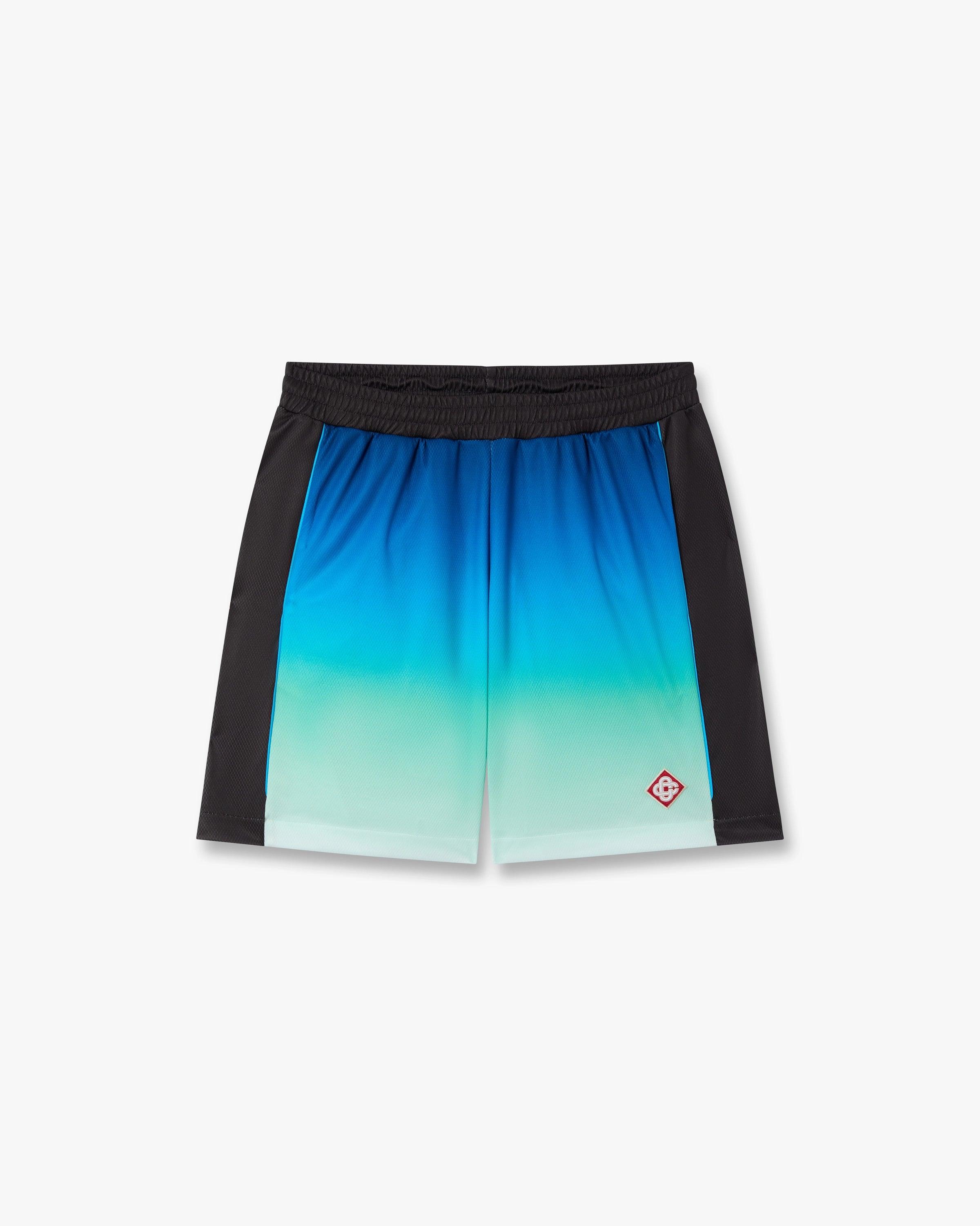 Blue &amp; Green Gradient Football Shorts by CASABLANCA