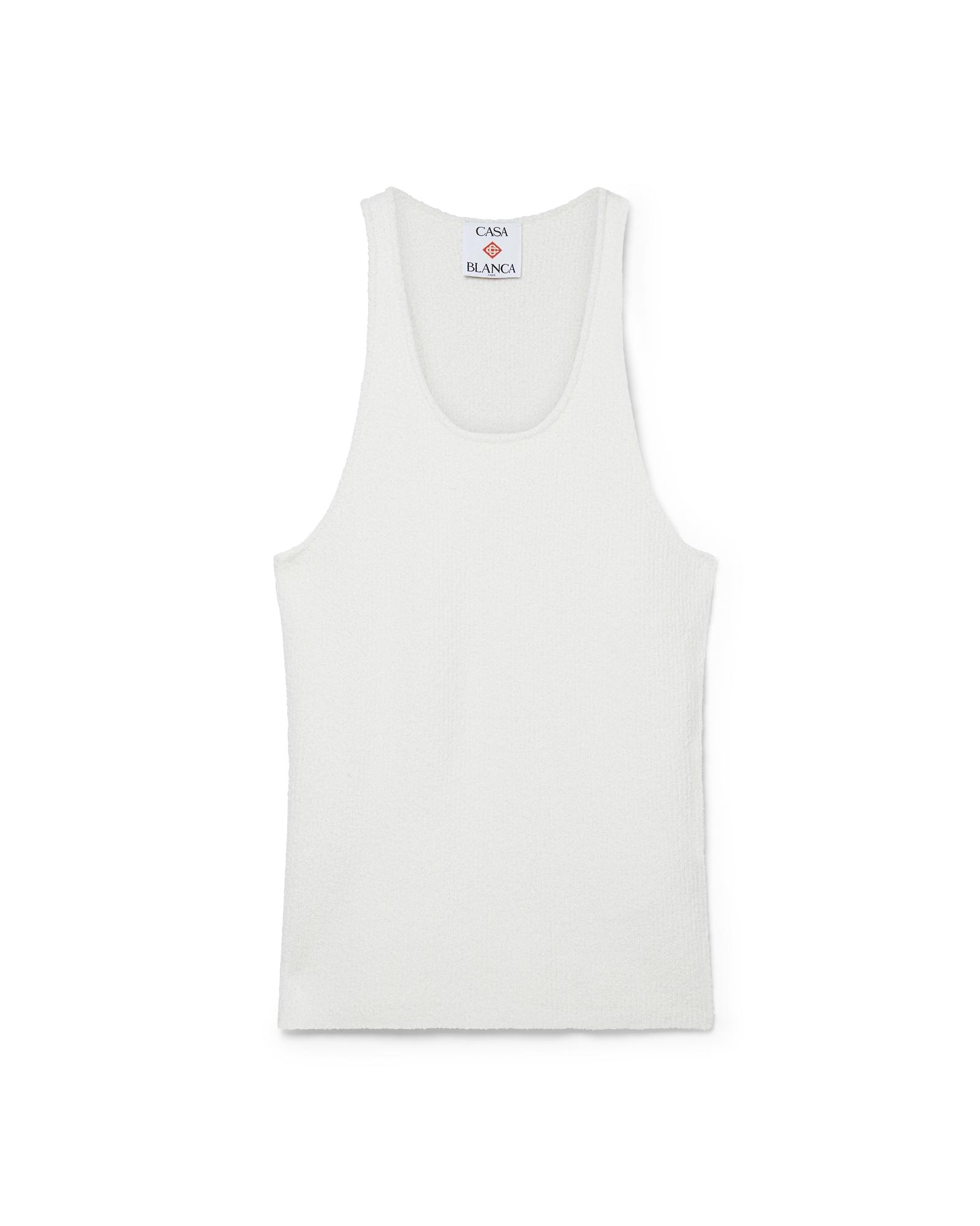 Boucle Rib Vest by CASABLANCA
