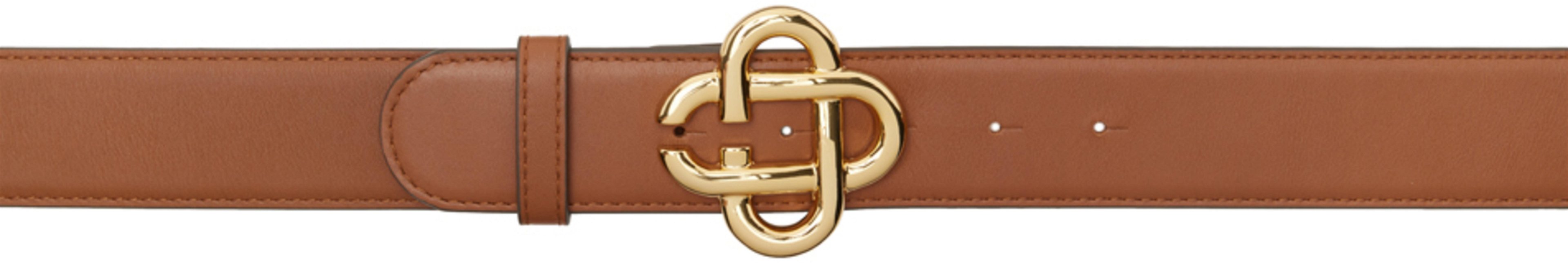 Brown CC Belt by CASABLANCA