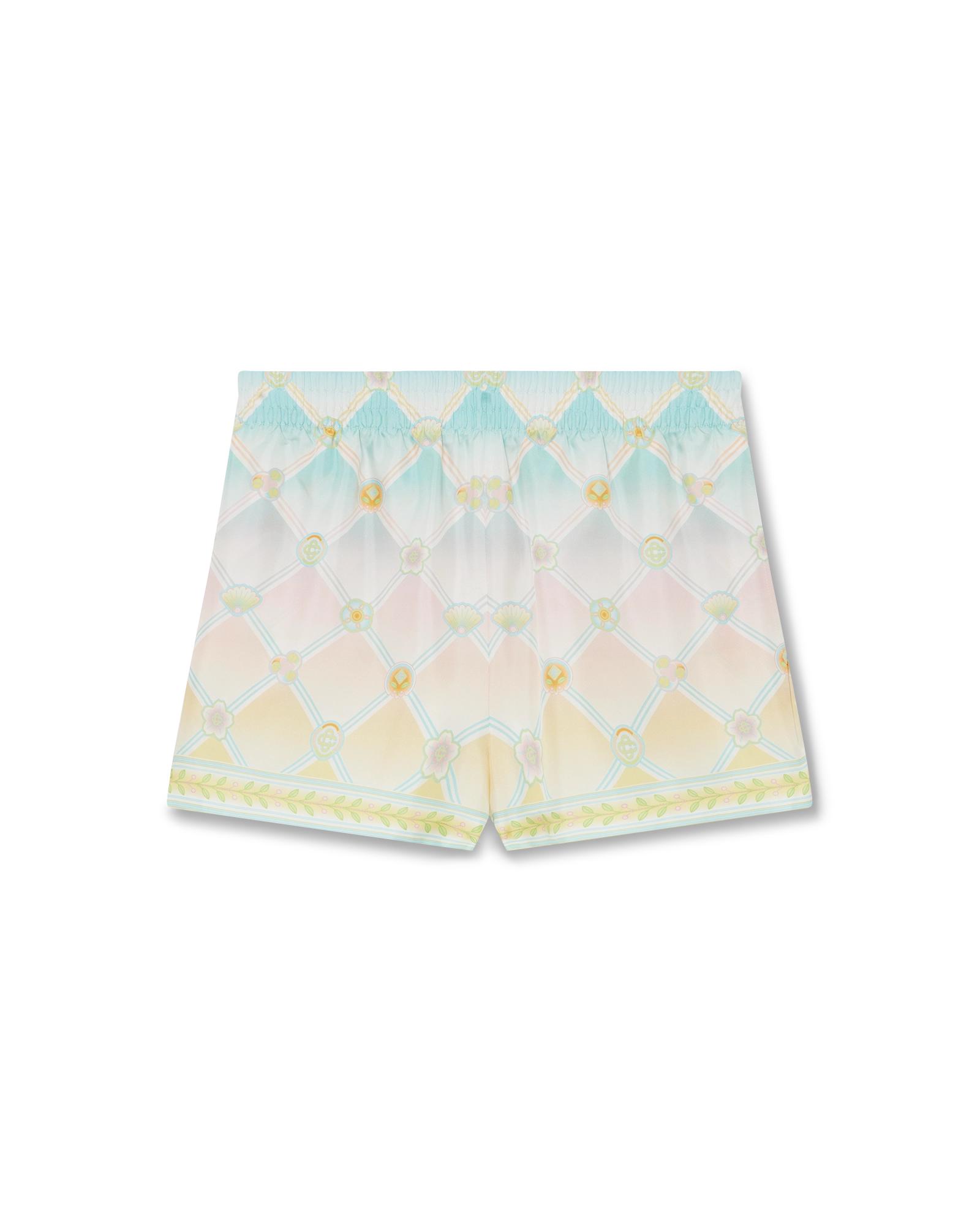 Candy Icons Silk Twill Shorts by CASABLANCA