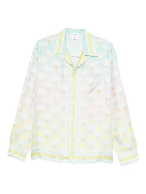 Candy Icons-print silk shirt by CASABLANCA
