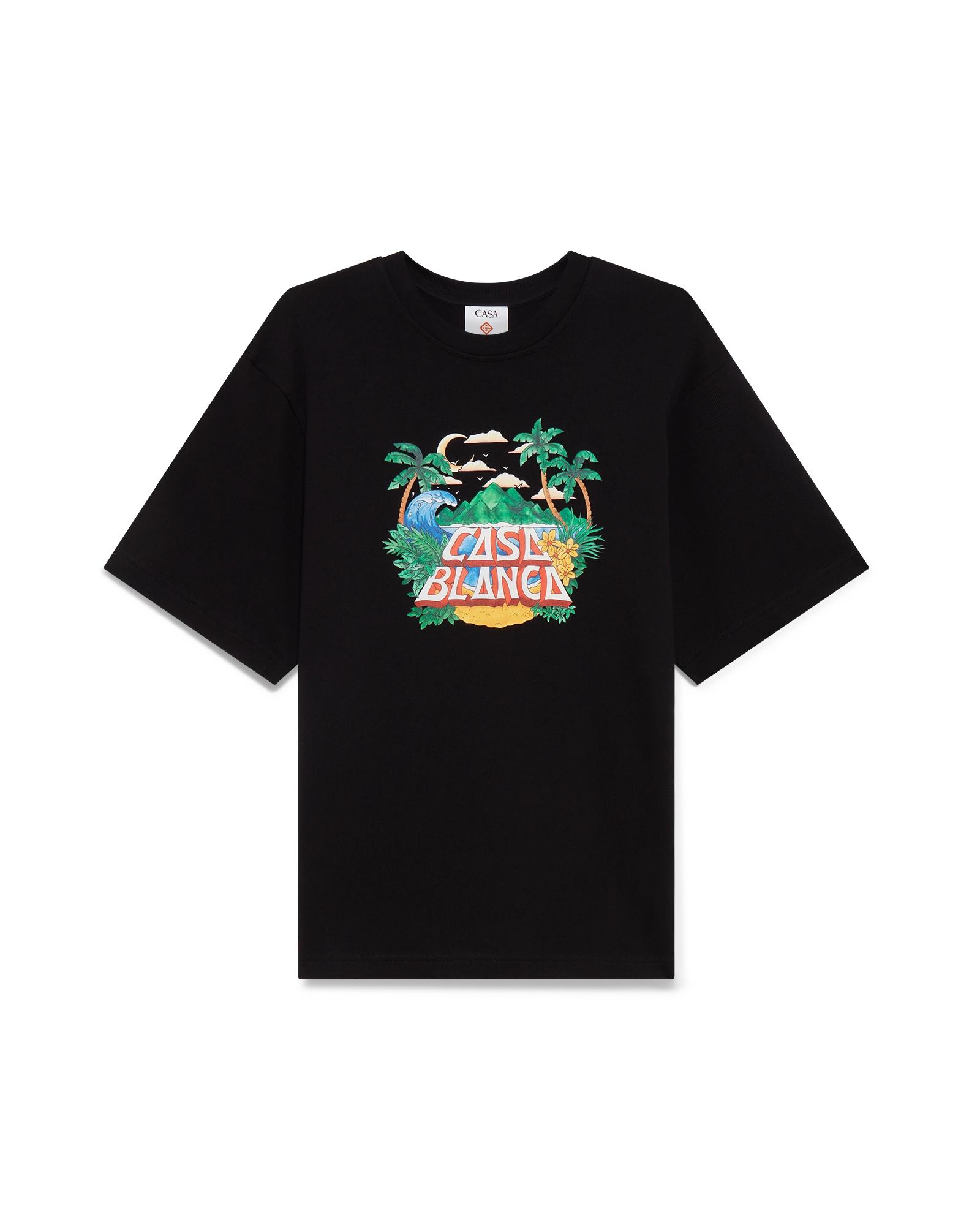 Casa Beach Wave Short Sleeve T-Shirt by CASABLANCA