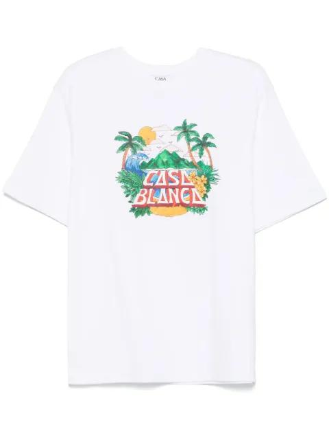 Casa Beach Wave T-shirt by CASABLANCA