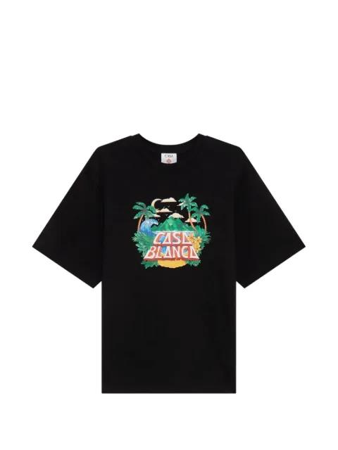 Casa Beach Wave T-shirt by CASABLANCA