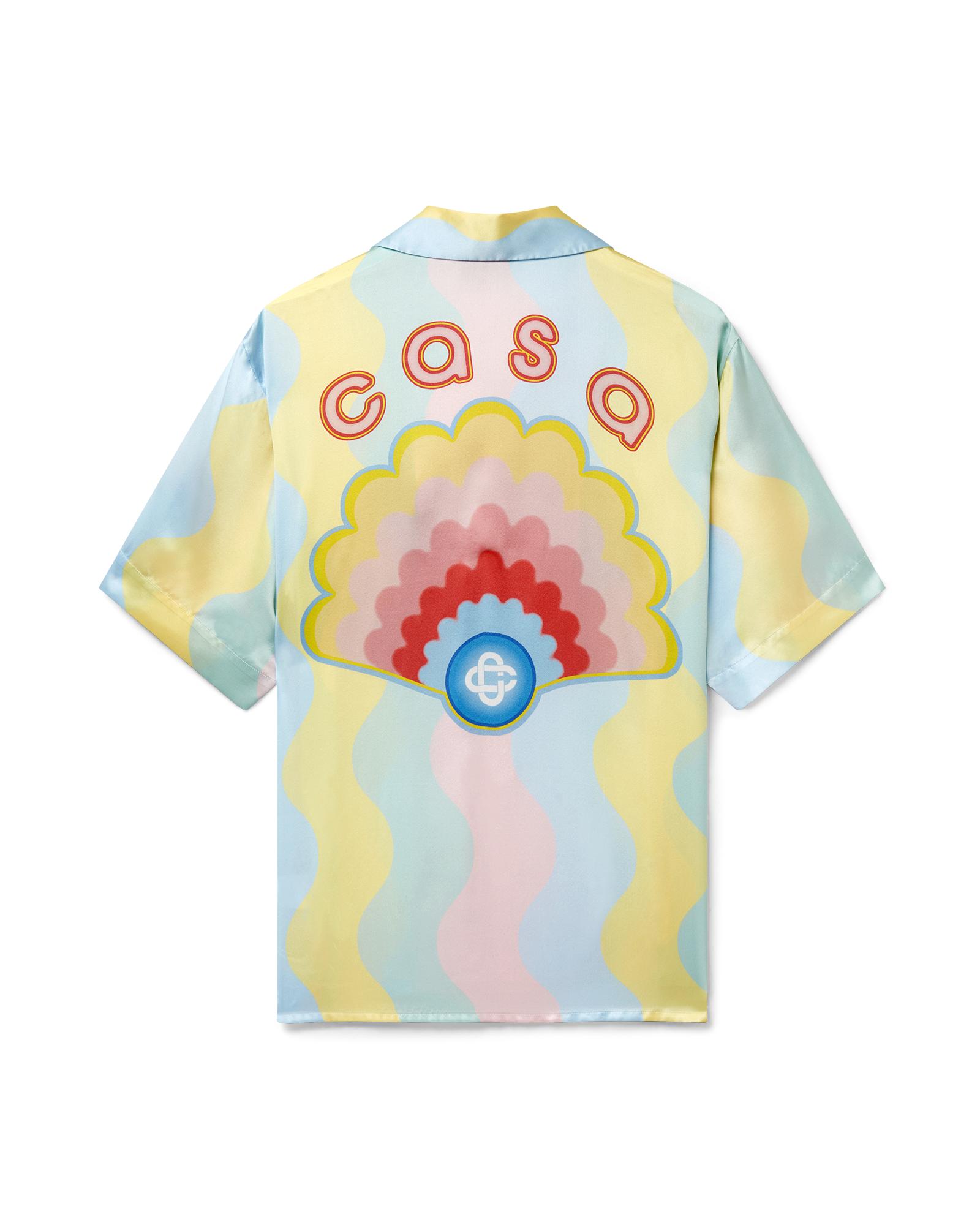 Casa Shell Wave Silk Shirt by CASABLANCA