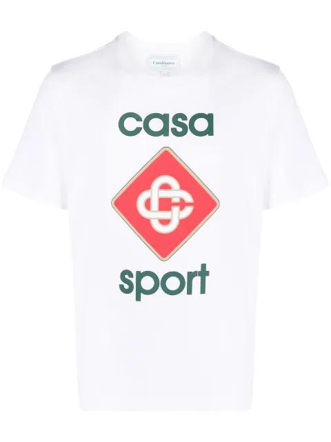 Casa Sport logo T-shirt by CASABLANCA